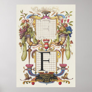 Poster Vintage Calliographic