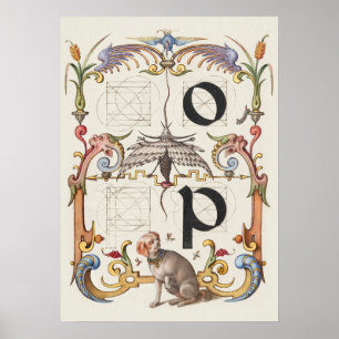 Poster Vintage Calliographic