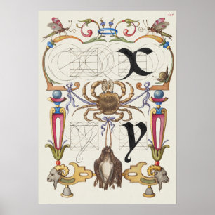 Poster Vintage Calliographic