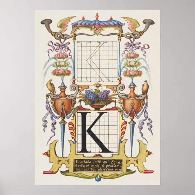 Poster Vintage Calliographic (Frente)