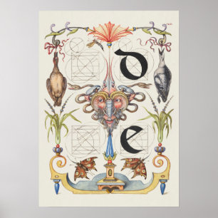 Poster Vintage Calliographic