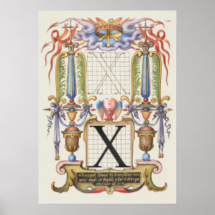Poster Vintage Calliographic
