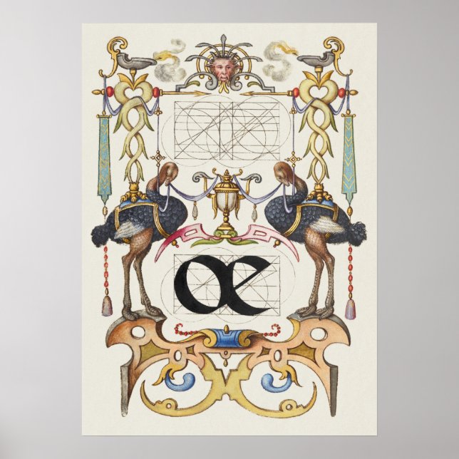 Poster Vintage Calliographic (Frente)