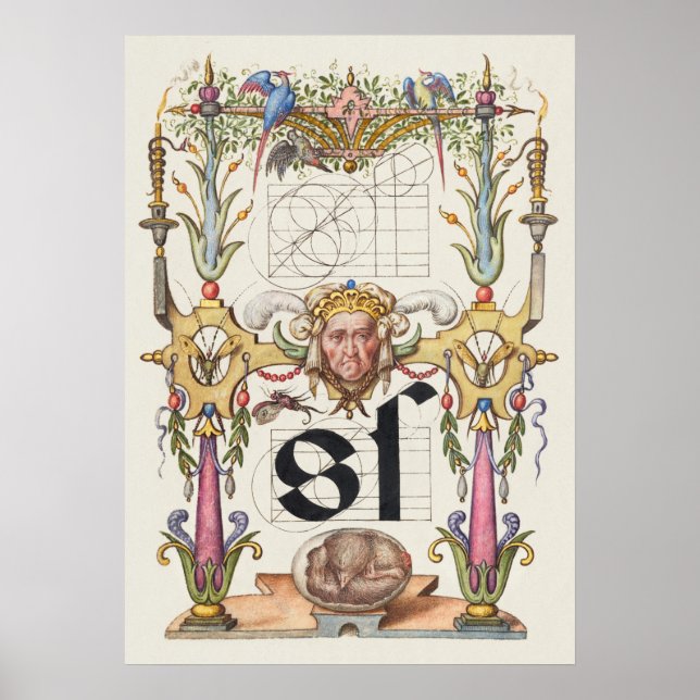 Poster Vintage Calliographic (Frente)
