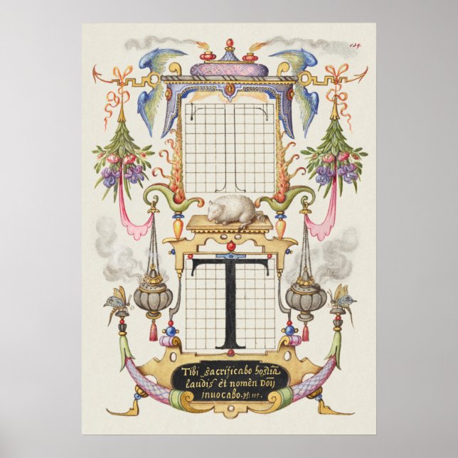Poster Vintage Calliographic (Frente)