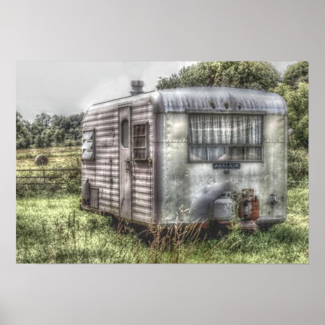 Pôster Vintage Camper (Frente)