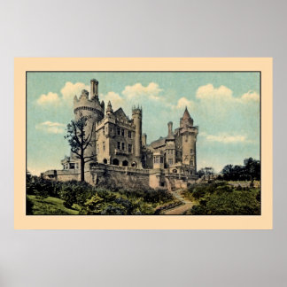 Pôster Vintage Casa Loma, Toronto, Canadá