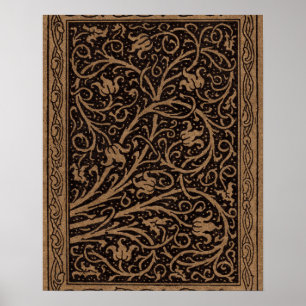 Poster Vintage - Castanhos Castanhos