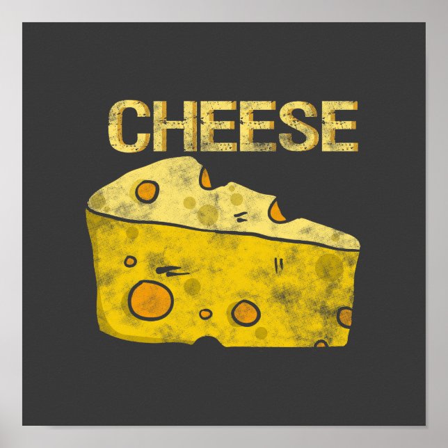 Poster Vintage Cheese (Frente)