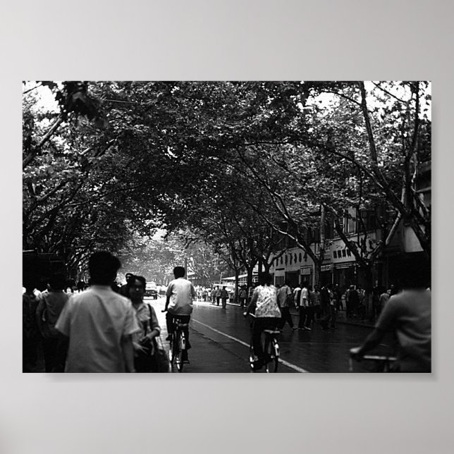 Poster Vintage China Shanghai Street (Frente)