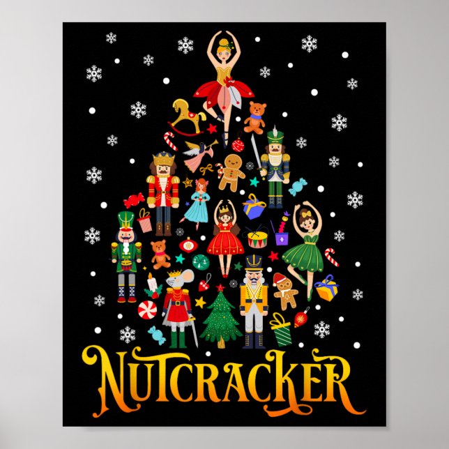 Poster Vintage Christmas Nutcracker Squad Matching Family (Frente)