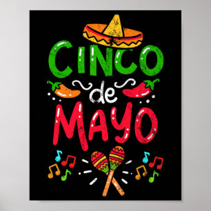 Poster Vintage Cinco De Mayo México
