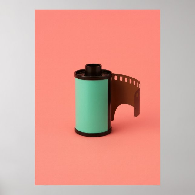 Poster Vintage Cinema Film Reel Noir Art (Frente)