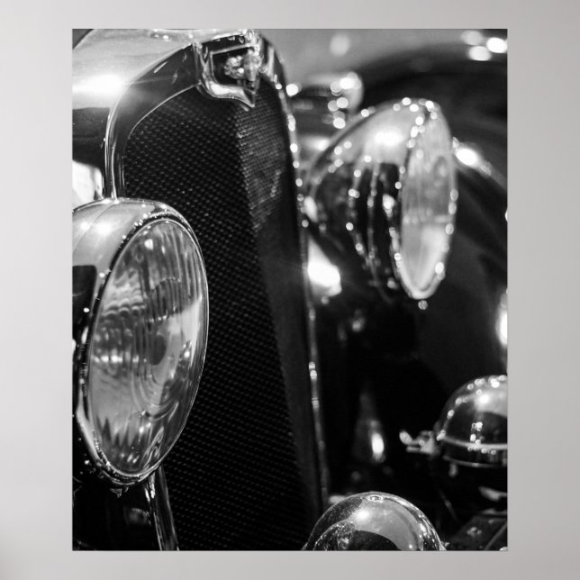 Poster Vintage Classic Car (Frente)