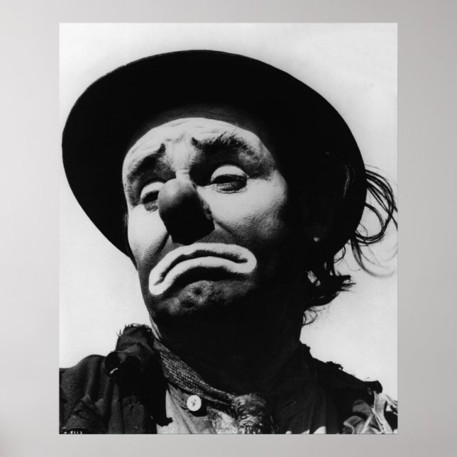 Poster Vintage Clown (Frente)