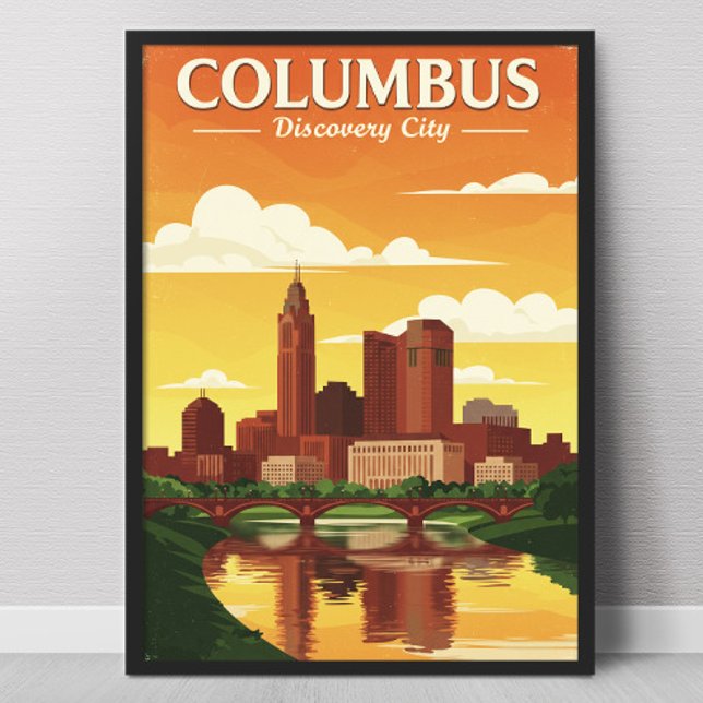 Poster Vintage Columbus (Criador carregado)