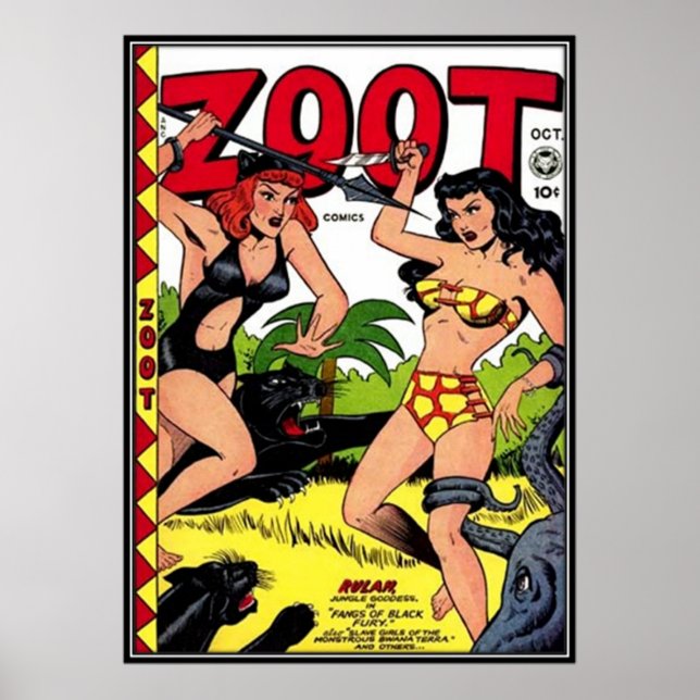 Poster Vintage comic strips - (Frente)