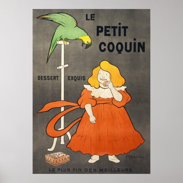 Poster Vintage Cookie Advertisement (Frente)