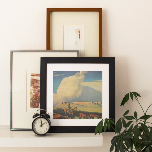 Poster Vintage Cowboys, Open Range de Maynard Dixon (Criador carregado)