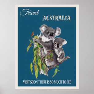 Poster vintage da Austrália