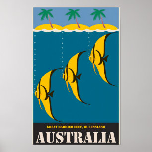 Poster vintage da Austrália