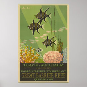 Poster vintage da Austrália