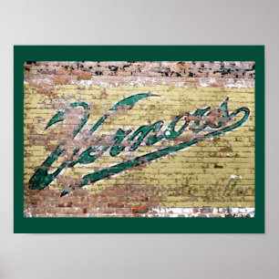 Pôster Vintage da parede de Ann Arbor Michigan Vernors