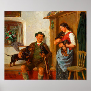 Pôster Vintage Dachshances