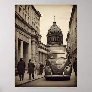 Poster vintage de Berlim