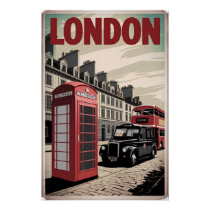 Pôster Vintage de Londres