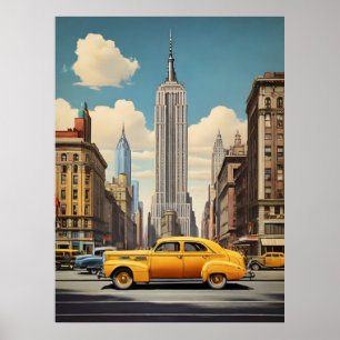 Poster vintage de Nova Iorque