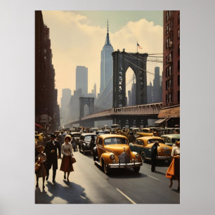 Poster vintage de Nova Iorque