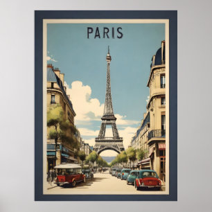 Poster vintage de Paris
