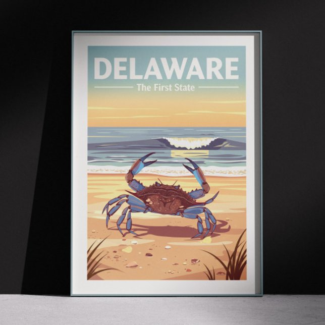 Poster Vintage Delaware (Criador carregado)