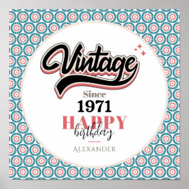 Poster Vintage desde - 1971