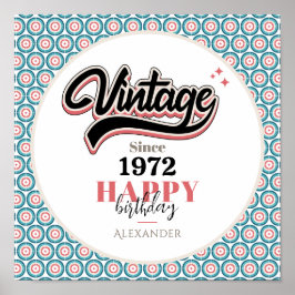 Poster Vintage desde - 1972