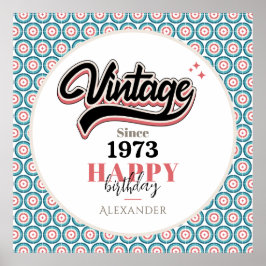 Poster Vintage desde - 1973