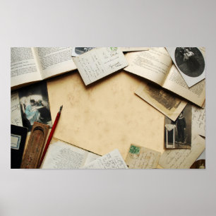 Pôster Vintage Desk