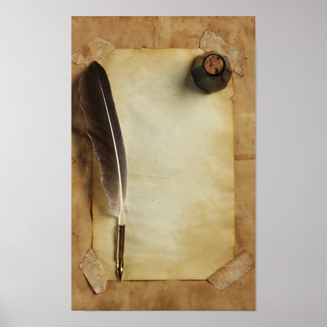 Pôster Vintage Desk (Frente)