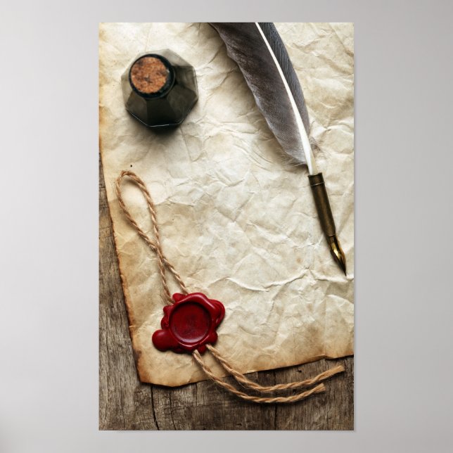 Poster Vintage Desk (Frente)