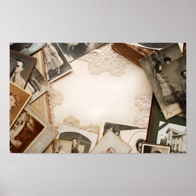 Poster Vintage Desk (Frente)