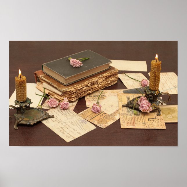 Pôster Vintage Desk (Frente)