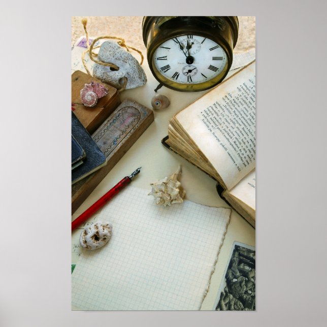 Poster Vintage Desk (Frente)