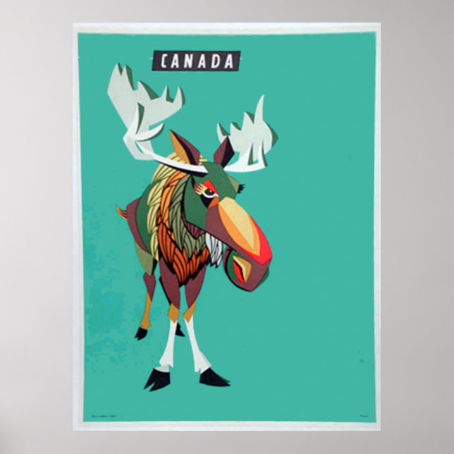 Poster vintage do Canadá (Frente)