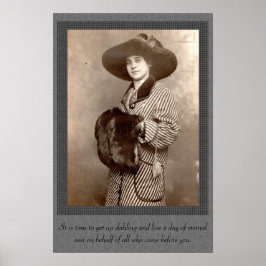 Poster vintage do tórax eterno 18x24