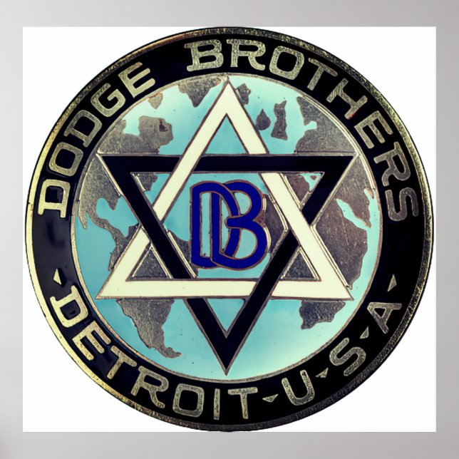 Poster Vintage Dodge Brothers (Frente)