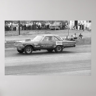 Poster Vintage Drag - McJury Dodge AF/X