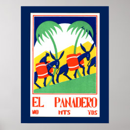Poster vintage - El Panadero
