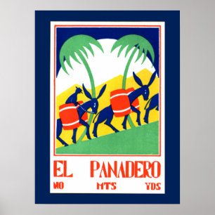 Poster vintage - EL Panadero
