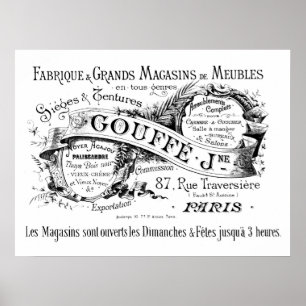 Poster Vintage European Manufaturer Advertisement
